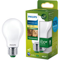 Philips LED E27 Normal A60 7,3W (100W) Frostad 1535lm Dimbar 2700K Energiklass A