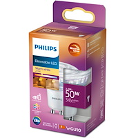 Philips LED GU10 Spot 3,8W (50W) Dimbar WarmGlow 345lm