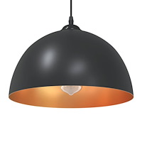 vidaXL Pendellampa 2 st höjdjusterbar E27 svart Ø 30 cm metall