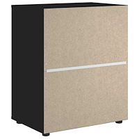 vidaXL Skänk VISNES svart 60x40x73 cm konstruerat trä
