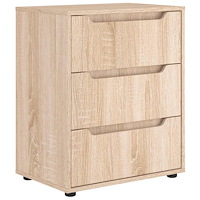 vidaXL Skänk VISNES Sonoma ek 60x40x73 cm konstruerat trä