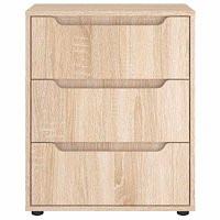 vidaXL Skänk VISNES Sonoma ek 60x40x73 cm konstruerat trä