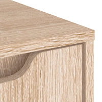 vidaXL Skänk VISNES Sonoma ek 60x40x73 cm konstruerat trä