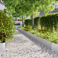 vidaXL Rabattkanter 20 st 25x103 cm galvaniserat stål