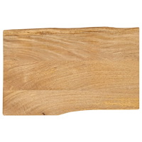 vidaXL Bordsskiva 50x40x2,5 cm levande kant massivt mangoträ