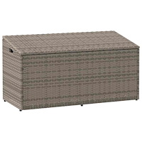 vidaXL Dynbox grå 110x50x58 cm konstrotting