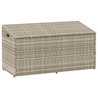 vidaXL Dynbox ljusgrå 110x50x58 cm konstrotting