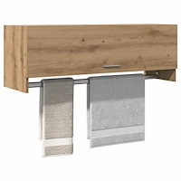 vidaXL Garderob ek 100x32,5x35 cm konstruerat trä
