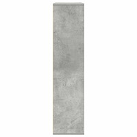 vidaXL Bokhylla betonggrå 89x24x101,5 cm konstruerat trä