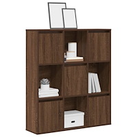 vidaXL Bokhylla brun ek 89x24x101,5 cm konstruerat trä