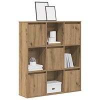 vidaXL Bokhylla ek 89x24x101,5 cm konstruerat trä