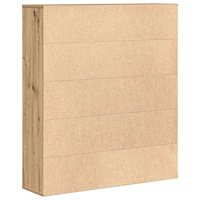 vidaXL Bokhylla ek 89x24x101,5 cm konstruerat trä