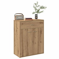 vidaXL Skänk artisan ek 60x30x75 cm konstruerat trä