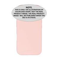 ONSALA Back Sil Touch Recycled MagSerie iPhone 16e Chalk Pink