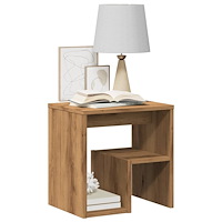 vidaXL Sängbord ek 40x30x40 cm konstruerat trä