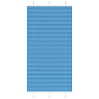 vidaXL Plisserad persienn blå 110x200 cm tyg bredd 109,4cm polyester