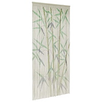 vidaXL Insektsdörrgardin bambutryck 100x220 cm bambu