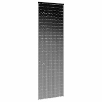 vidaXL Insektsdörrgardin mörkgrå 56x185 cm bambu