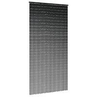 vidaXL Insektsdörrgardin mörkgrå 100x220 cm bambu