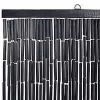 vidaXL Insektsdörrgardin mörkgrå 100x220 cm bambu