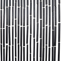 vidaXL Insektsdörrgardin mörkgrå 100x220 cm bambu