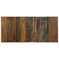 vidaXL Sänggavel flerfärgad 180 cm massivt trä återvunnet