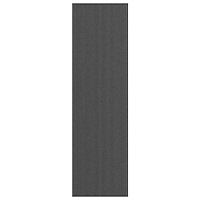 vidaXL Dörrmatta rand svart och grå 115x400 cm
