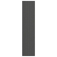 vidaXL Dörrmatta rand svart och grå 115x500 cm