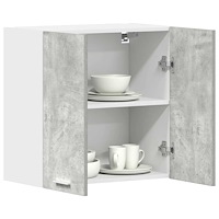 vidaXL Väggskåp för kök betonggrå 60x31x60 cm konstruerat trä