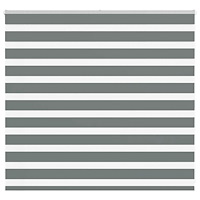 vidaXL Rullgardin zebra mörkgrå 160x100 cm tyg bredd 155,9cm polyester