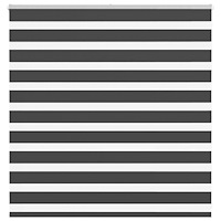 vidaXL Rullgardin zebra svart 140x100 cm tyg bredd 135,9cm polyester