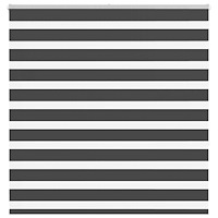 vidaXL Rullgardin zebra svart 140x150 cm tyg bredd 135,9cm polyester