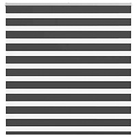 vidaXL Rullgardin zebra svart 150x150 cm tyg bredd 145,9cm polyester