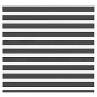 vidaXL Rullgardin zebra svart 160x150 cm tyg bredd 155,9cm polyester