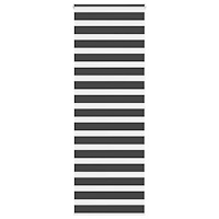 vidaXL Rullgardin zebra svart 80x200 cm tyg bredd 75,9 cm polyester