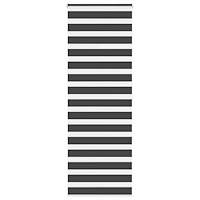 vidaXL Rullgardin zebra svart 85x200 cm tyg bredd 80,9 cm polyester