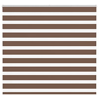 vidaXL Rullgardin zebra brun 160x150 cm tyg bredd 155,9 cm polyester