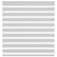 vidaXL Rullgardin zebra ljusgrå 145x100 cm tyg bredd 140,9cm polyester