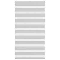 vidaXL Rullgardin zebra ljusgrå 90x150 cm tyg bredd 85,9 cm polyester