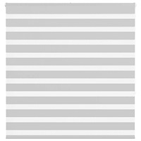 vidaXL Rullgardin zebra ljusgrå 140x150 cm tyg bredd 135,9cm polyester