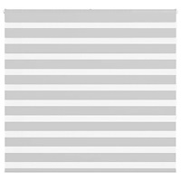 vidaXL Rullgardin zebra ljusgrå 155x150 cm tyg bredd 150,9cm polyester