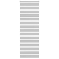 vidaXL Rullgardin zebra ljusgrå 70x230 cm tyg bredd 65,9 cm polyester