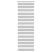 vidaXL Rullgardin zebra ljusgrå 90x230 cm tyg bredd 85,9 cm polyester