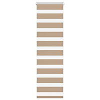 vidaXL Rullgardin zebra 45x100 cm tyg bredd 40,9 cm polyester