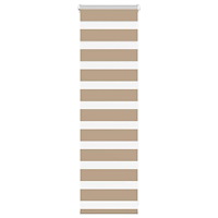 vidaXL Rullgardin zebra 50x100 cm tyg bredd 45,9 cm polyester