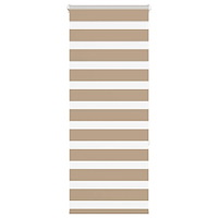 vidaXL Rullgardin zebra 60x150 cm tyg bredd 55,9 cm polyester