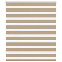 vidaXL Rullgardin zebra 130x150 cm tyg bredd 125,9 cm polyester
