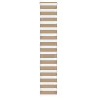 vidaXL Rullgardin zebra 40x200 cm tyg bredd 35,9 cm polyester