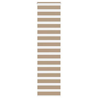 vidaXL Rullgardin zebra 55x200 cm tyg bredd 50,9 cm polyester