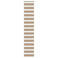 vidaXL Rullgardin zebra 50x230 cm tyg bredd 45,9 cm polyester